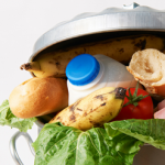Edible food thrown into consumer trash can