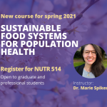 Sustainable Food Systems for Population Health