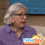 Screenshot television appearance featuring Judy Simon