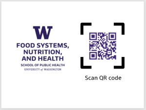 Preview of FSNH powerpoint template including logos and QR code