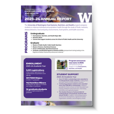 Preview of 2023-24 annual report of the UW Food Systems, Nutrition, and Health program