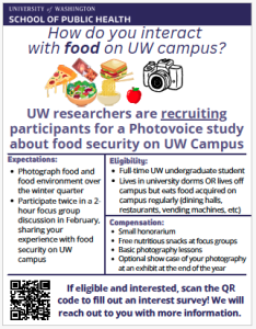 Preview of the Photovoice project flyer providing participation details