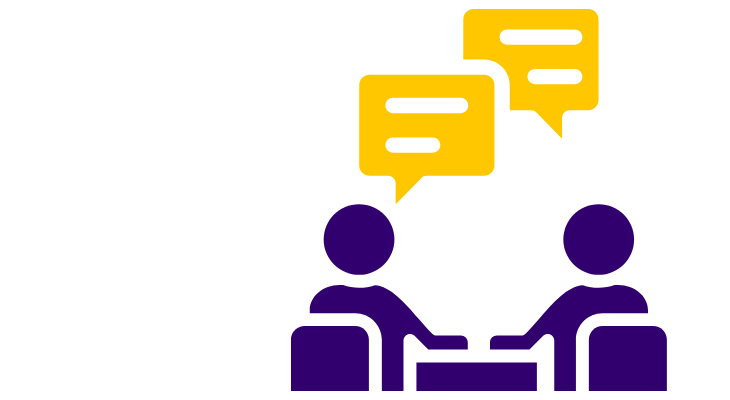committee icon - two people in conversation