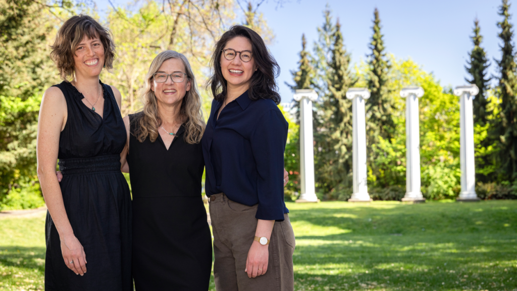 Faculty members Sarah Collier, Jennifer Otten, and Marie Spiker 