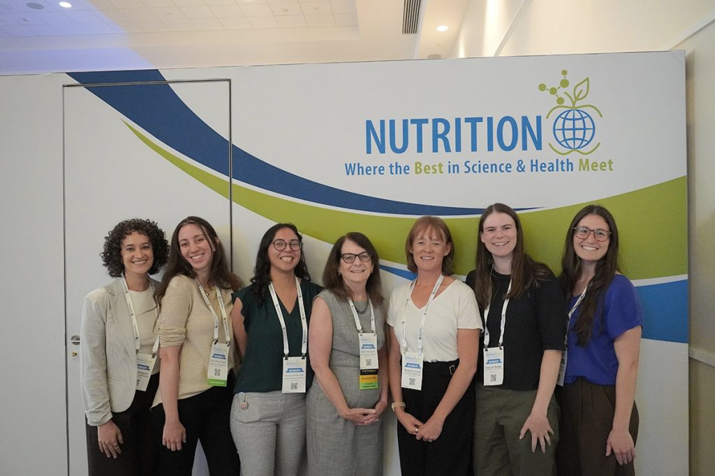 Group photo of students and faculty attendees at the 2026 ASN conference representing UW Food Systems, Nutrition, and Health